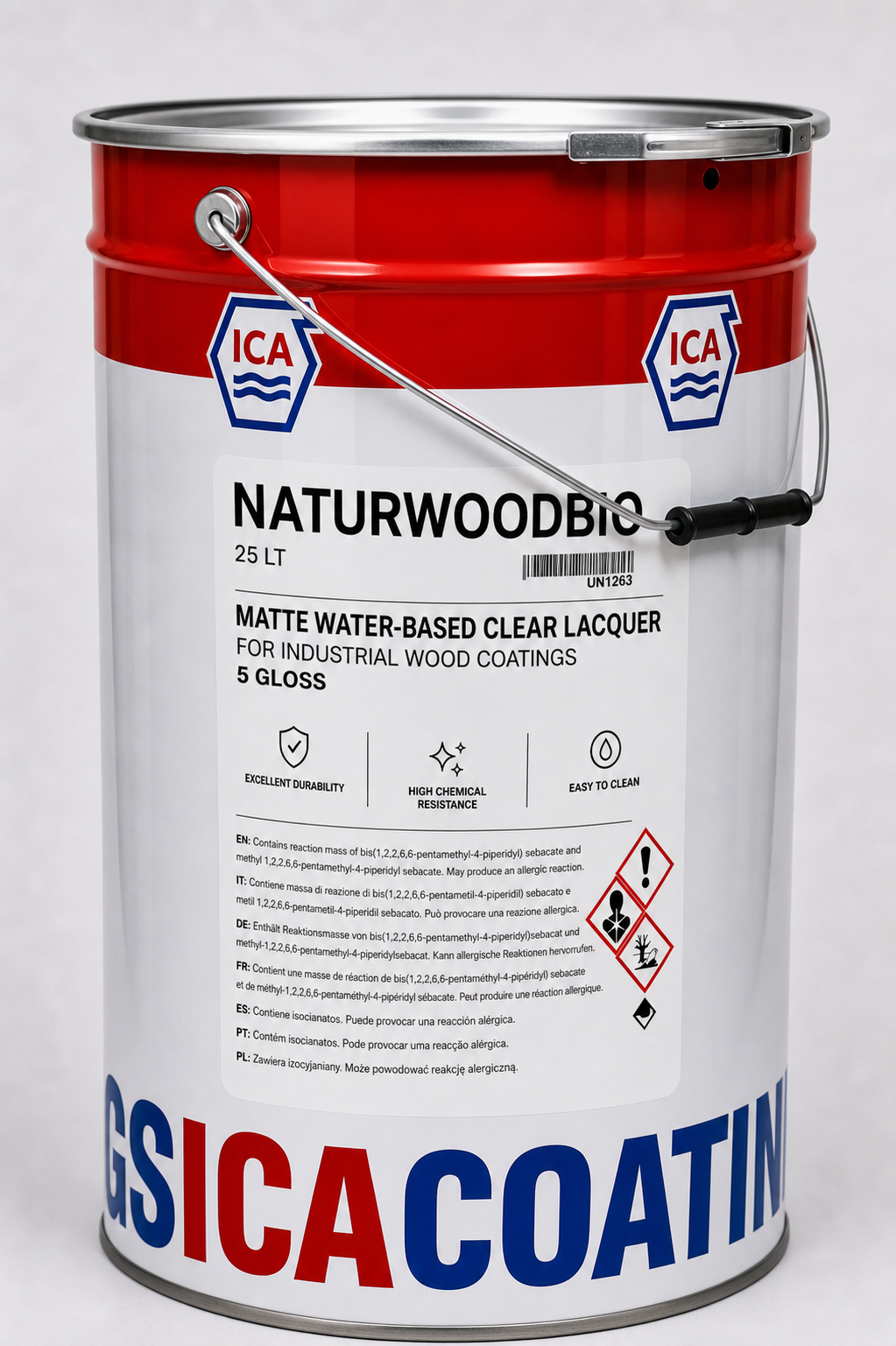 NATURWOODBIO Матовый водный лак